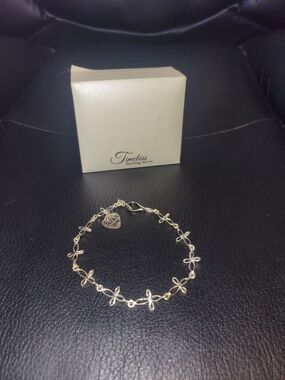 Cross Link Bracelet - Sterling Silver